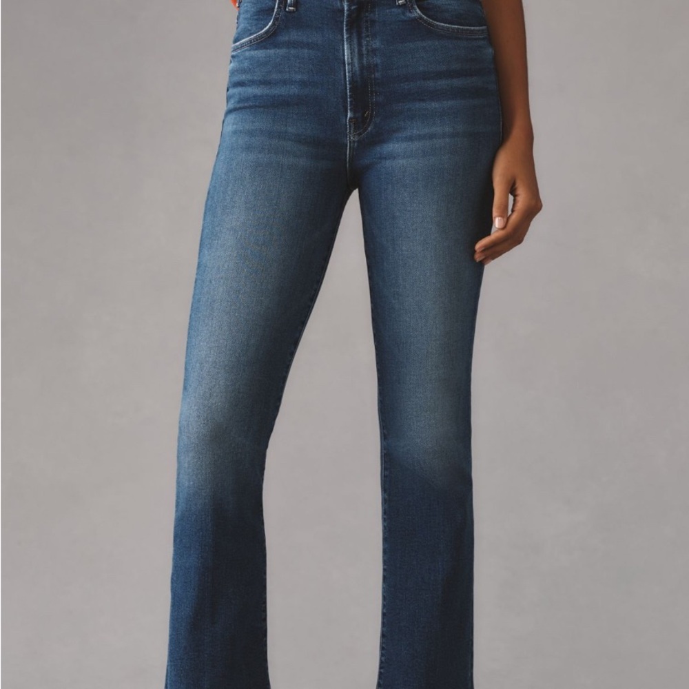 MOTHER Dark Blue Flare Jeans
